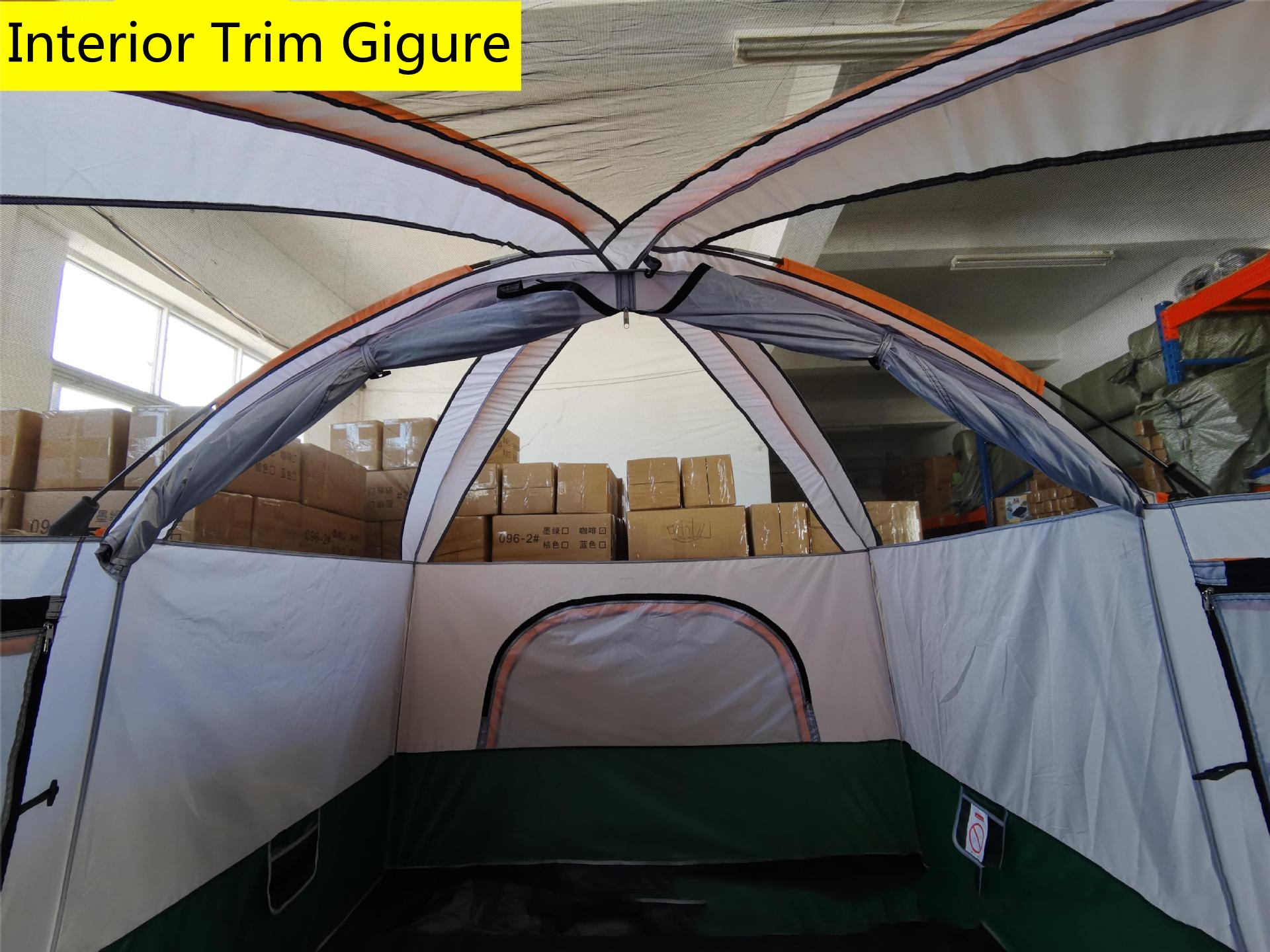 Cheap Goat Tents Outdoor Camping Tent Portable Rainproof Mosquito Proof Double Layer Tent 3 5 People One Bedroom One Hall Small Size Tent   